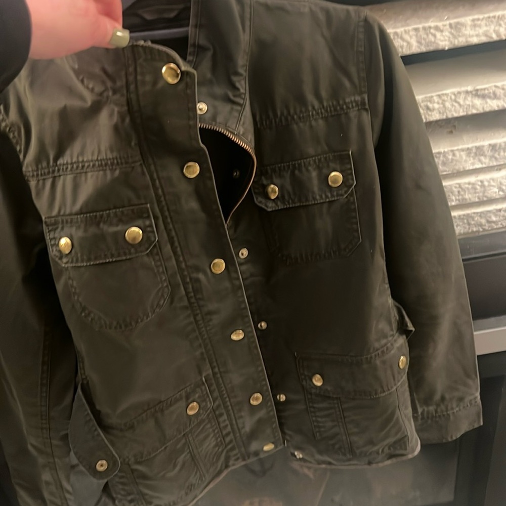 J.Crew women’s xs barbour style unlined field coat